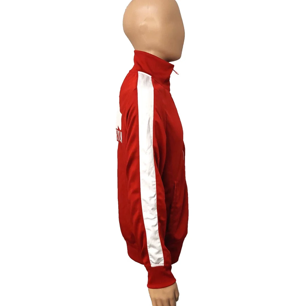 True Religion Brand Jeans Red & White Men's Sport Track Jacket Sz S NWOT